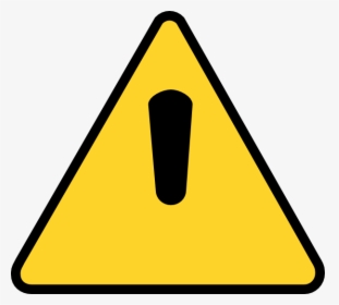 Caution Sign With No Background, HD Png Download, Free Download
