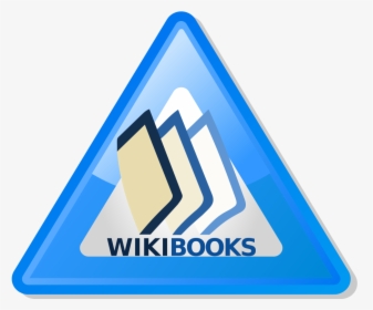 Warning Icon Wikibooks - Wikibooks Logo, HD Png Download - kindpng