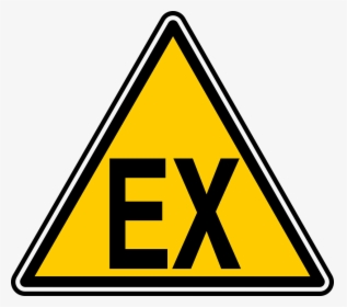 Sign, Explosive Atmosphere, Warning, Caution, Explosion - Ex Sign, HD Png Download, Free Download