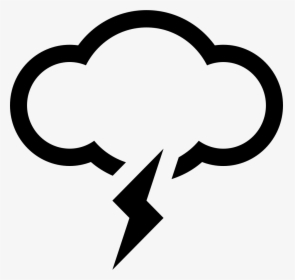 Warning - Rain Png Black And White, Transparent Png, Free Download