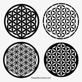 Printable Flower Of Life Stencil, HD Png Download, Free Download