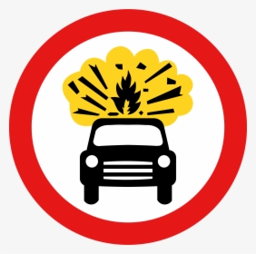 Sign Carrying Explosives Explosive Free Photo - No Explosives Road Sign, HD Png Download, Free Download