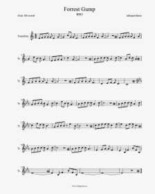 Forrest Gump Free Online - Giorno's Theme Violin Sheet Music, HD Png Download, Free Download