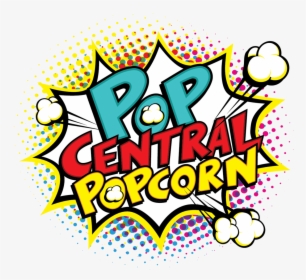 Pop Central Popcorn - Graphic Design, HD Png Download, Free Download