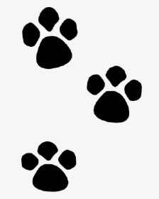Transparent Paw Print Clipart - Paw Print Easy To Draw, HD Png Download, Free Download