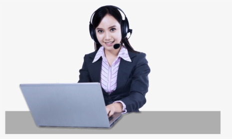 Contact Us Receptionist , Png Download - Computer Operator, Transparent Png, Free Download