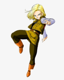 C 18 Dragon Ball , Png Download - Android 18 Red Ribbon Army, Transparent Png, Free Download