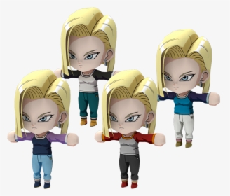 Download Zip Archive - Fighter Z Android 18 Casual, HD Png Download, Free Download