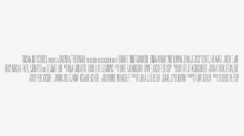 White Movie Poster Credits Png, Transparent Png, Free Download