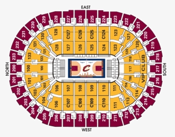 Quicken Loans Arena Seating Chart, HD Png Download, Free Download