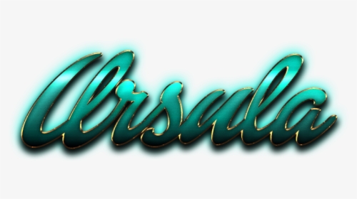 Ursula Name Logo Png - Maliha Name, Transparent Png, Free Download