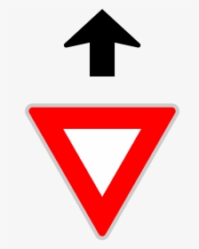 Transparent Arrow Sign Png - Triangle And Arrow Sign, Png Download, Free Download
