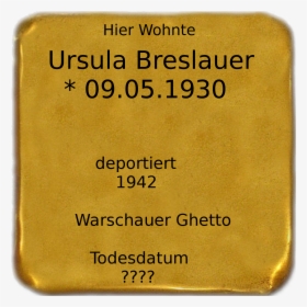 Ursula Breslauer - Brass, HD Png Download, Free Download