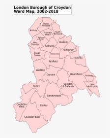 Croydon Borough Map, HD Png Download - kindpng