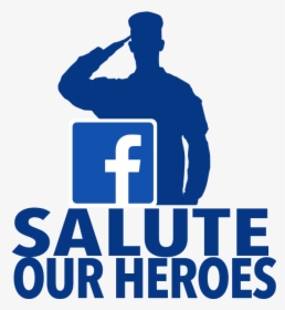 You Can Salute Our Heroes When You Like, Share, Comment - Silhouette, HD Png Download, Free Download