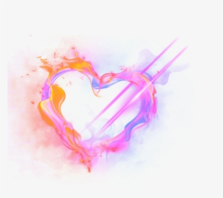 Mq Heart Hearts Smoke Smoke Rainbow Light Colorful - Rainbow Smoke Transparent Background, HD Png Download, Free Download