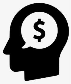 Money Head Finance Dollar Idea Opportunity Svg Png - Money Head Icon Png, Transparent Png, Free Download