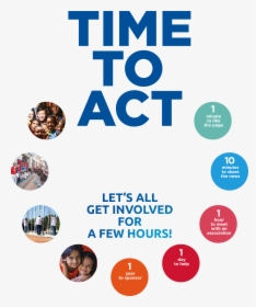 Time To Act - Saint Gobain Foundation, HD Png Download, Free Download
