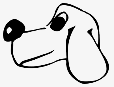 Cartoon Animals, Head, Outline, Drawing, Silhouette, - Outline Of Cartoon Dog Head, HD Png Download, Free Download