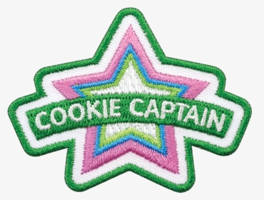 Transparent Cookie Clip Art - Girl Scout Cookie Captain Patch, HD Png Download, Free Download