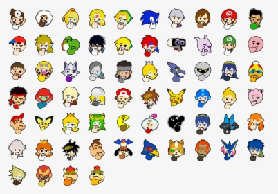 Super - Thonk - Bros - - Smash Bros Thinking Emoji - Ssbu All Stock Icons, HD Png Download, Free Download