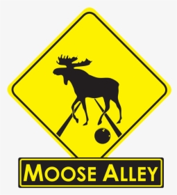 Moose Silhouette Png , Png Download - Bowling Moose, Transparent Png, Free Download