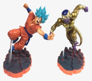 Goku Blue Figure Vs Golden Freezer, HD Png Download, Free Download