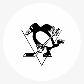 Pittsburgh Penguins Logo Black And White - Pittsburgh Penguins Clipart, HD Png Download, Free Download