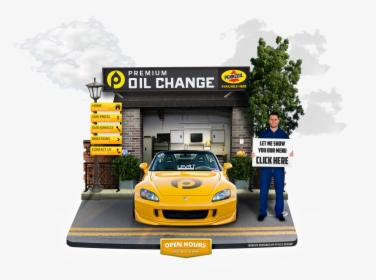 Pennzoil 10 Minute Oil Change - Sports Car, HD Png Download, Free Download