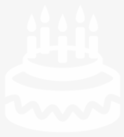 Transparent Birthday Cake Icon Png - Birthday Icon White Png, Png Download, Free Download