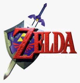 Transparent Zelda Ocarina - Legend Of Zelda Ocarina Of Time Logo Transparent, HD Png Download, Free Download