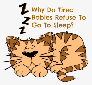 Tired Babies - Cat Sleeping Clipart, HD Png Download, Free Download