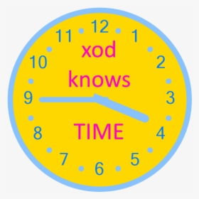 Xod Clock 515fe68 - Wall Clock Cartoon, HD Png Download, Free Download