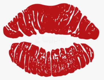 Kiss Print Png, Transparent Png, Free Download