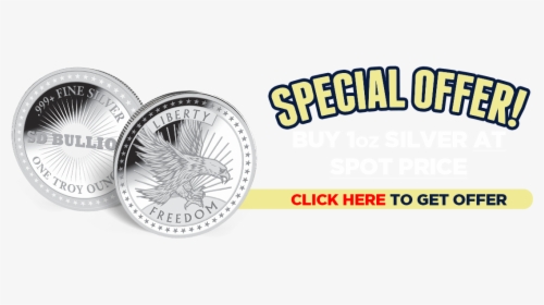 Silver At Spot Price Page Banner - Quarter, HD Png Download, Free Download