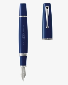 Monte Grappa By Montegrappa Fountain Pen, Navy Blue, - Montegrappa, HD Png Download, Free Download