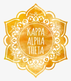 Kappa Alpha Theta Mandala Air Freshener - Sigma Delta Tau Background, HD Png Download, Free Download