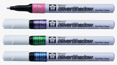 Sakura Silver Shadow Pens, HD Png Download, Free Download