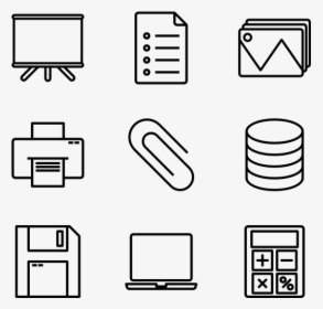 Transparent Office Supplies Icons, HD Png Download, Free Download