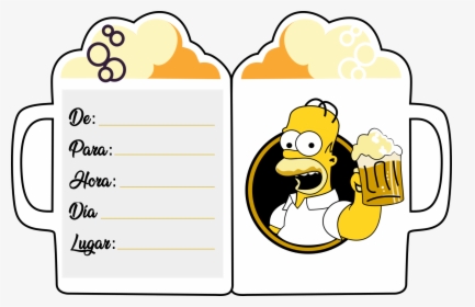 Cartoon , Png Download - Homero Simpson Png Cerveza, Transparent Png, Free Download