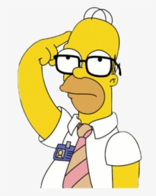 #lossimpsons #homerosimpsons #homer #homero #fox #intelectual - Homer Thinking, HD Png Download, Free Download