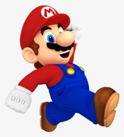 Mario Jumping With Transparent, HD Png Download, Free Download