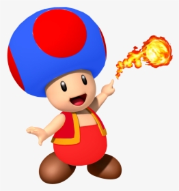 Transparent Mario Run Png - New Super Mario Bros Wii Blue Toad, Png Download, Free Download