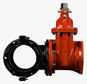 Series 2800-c For Ductile Iron Or Cast Iron Pipe - Tapping Sleeve And Gate Valve, HD Png Download, Free Download