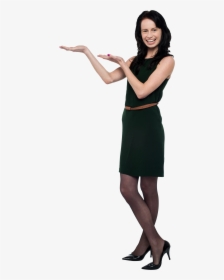 Girl Pointing Left Free Png Image - Sexy Girl Pointing Png, Transparent Png, Free Download