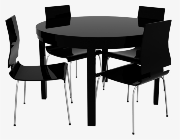 Table And Chairs Png -round Bjursta Table And Chairs - Round Table Chair Png, Transparent Png, Free Download