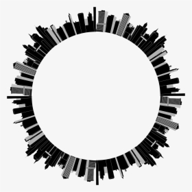 Cityscape Skyline Radial 2 Clip Arts - Niner Empire, HD Png Download, Free Download