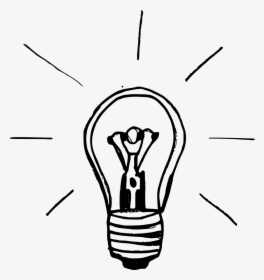 Idea Drawing Light Bulb - Portable Network Graphics, HD Png Download, Free Download