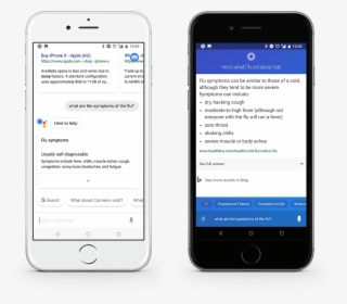 Google Assistant Vs Cortana - Google Assistant Iphone Png, Transparent Png, Free Download