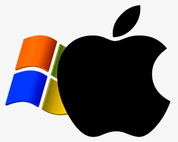 Windows And Apple Logo, HD Png Download, Free Download